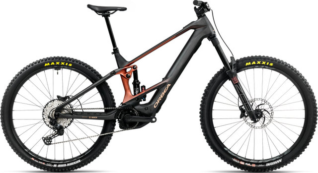 Orbea WILD M20 Carbon 29" E-Mountainbike - diamond carbon view matt-mars red gloss/29"/170 mm/L