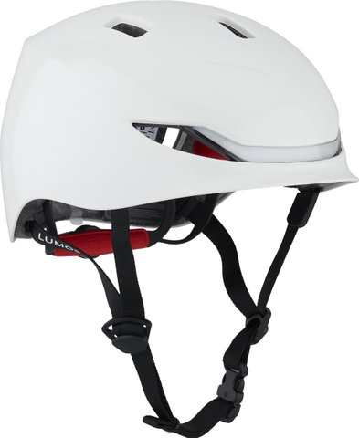 LUMOS Casque Street LED - jet white/56 - 61 cm