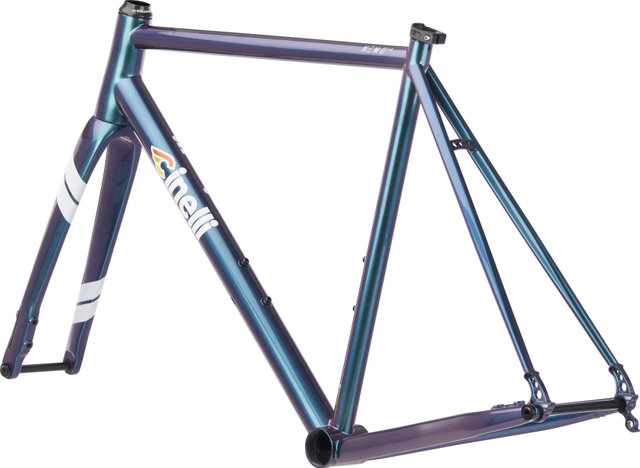 Cinelli Nemo TIG Road Disc II Frame Kit - green-pink/1 1/8" - 1,5" tapered/M/45 mm