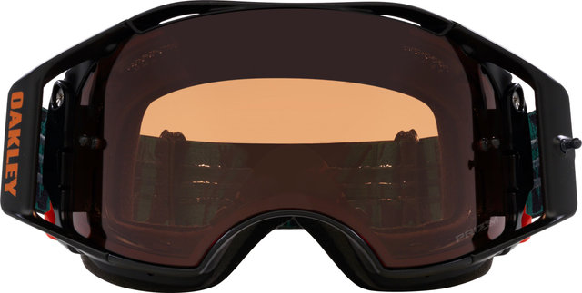 Oakley Airbrake MTB Goggle - viridian striped/prizm mx bronze