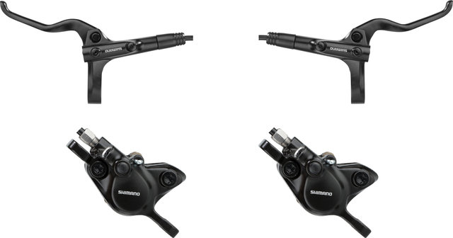 Shimano Set de frenos de disco BR-MT200 + BL-MT201 d+t - negro/Set/left/right (side-specific)
