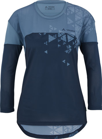 VAUDE Women's Moab LS T-Shirt V - blue gray/36