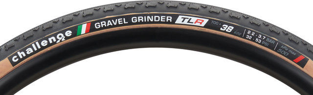 Challenge Gravel Grinder Race TLR 28" Folding Tire - Workshop Packaging - black-brown/38 mm/38-622