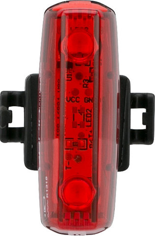CATEYE Luz trasera LED TL-LD620G Rapid Micro G con aprobación StVZO - negro-rojo