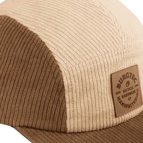 Burgtec Bandit Corduroy Five Panel Kappe - grandad/one size