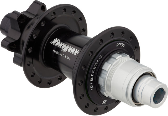 Hope Moyeu Arrière Pro 5 DH Disc 6 trous avec Roue Libre en Aluminium - black/SRAM XD/32/SRAM XD