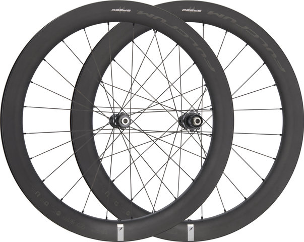 Fulcrum Speed 57 Center Lock Disc Carbon Wheelset - black/Non Boost/Non Boost/142 mm/100 mm/28"/Shimano Road/100 mm/Shimano Road/100 mm/142 mm