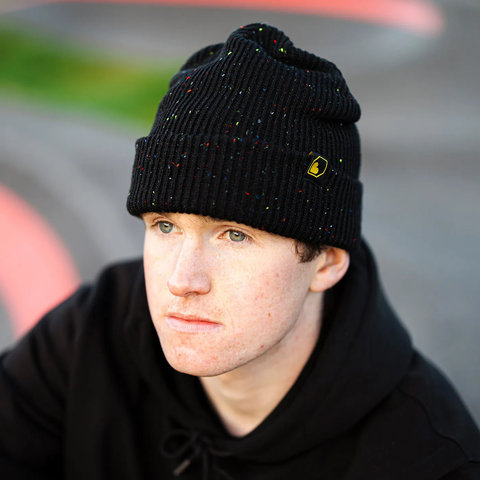 Burgtec Smuggler's Beanie Hat - black speckle/one size