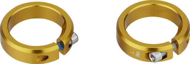 Peaty's Bagues de serrage Monarch Grips - gold