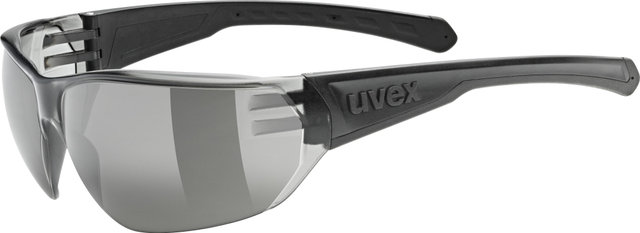 uvex Equate sports glasses - black matte/smoke