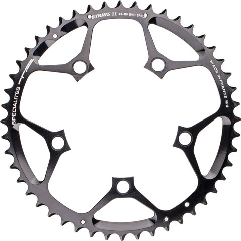 TA Kettenblatt Syrius 11, 5-Arm, außen, 110 mm Lochkreis - schwarz/48 Z