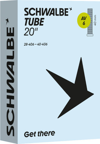 Schwalbe 6 for 20" Tube - universal | Schrader Valve (AV) | 40 mm