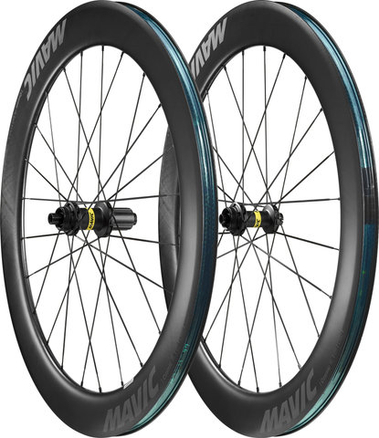 Mavic Cosmic SL 65 Disc Center Lock 23 mm 28" Cabon Laufradsatz - schwarz/100 mm/Shimano Road/142 mm/Non Boost/Non Boost/28"