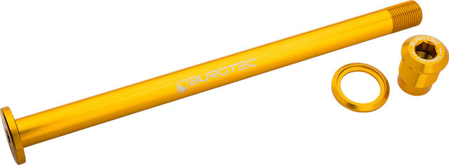 Burgtec Eje pasante para rueda trasera Evil Trail/MTB - burgtec bullion gold/157 mm