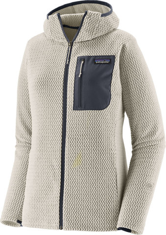 Patagonia R1 Air Full-Zip Women's Fleece Hoody - birch white | L