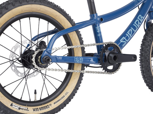 SUPURB BO16 16" Kinderfahrrad - badger blue/16"