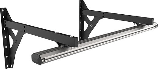 Stashed Products Soporte de pared para bicicleta SpaceRail 4x - negro-plata