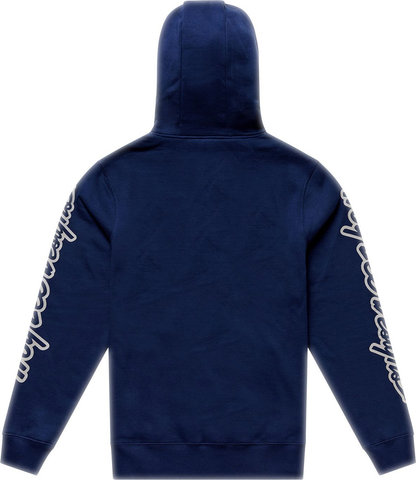 Troy Lee Designs Badge Zip Up Hoodie Pullover - navy sage | M