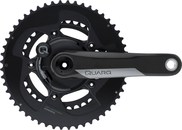 QUARQ DZero DUB Power Meter Compact Carbon Crankset - black/172.5 mm 36-52