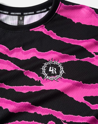 Loose Riders Camiseta de manga larga - vice pink/M