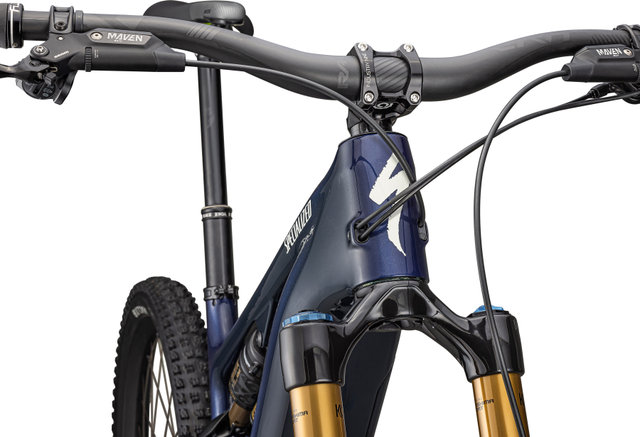 Specialized Vélo électrique tout-terrain Turbo Levo 4 Pro Carbon 29" / 27,5" - gloss blue onyx-dark navy-birch | 160 mm | 155,0 mm | 44 mm | 29" (avant), 27,5" (arrière) | L