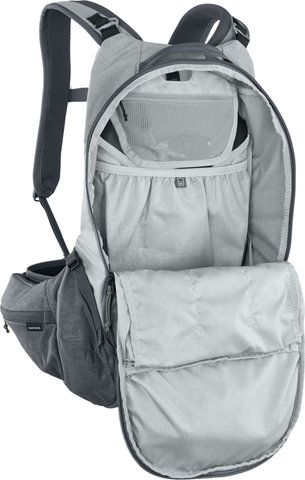 EVOC Sac à Dos avec Protection Trail Pro 16 - stone-carbon grey/16 
