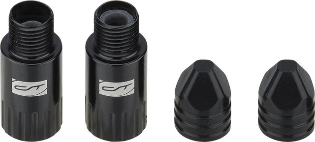 CONTEC Adaptador de válvulas para montaje Tubeless FastAir TL MTB - 2 piezas - negro