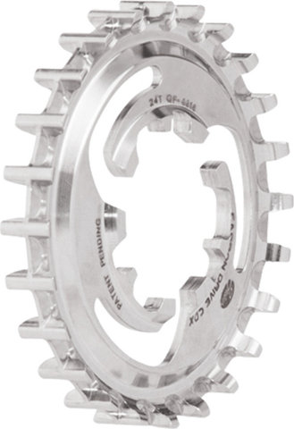 Gates CDX Hintere Riemenscheibe für Enviolo / Nuvinci - Werkstattverpackung - silver | 24 Z