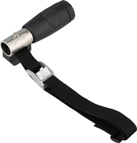 Weber Tow Bar Connector w/ Lock for Round Tubes - black/25.9 mm