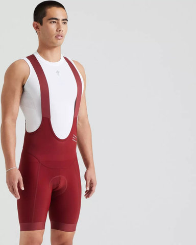 Specialized Foundation Bib Shorts - garnet red/S