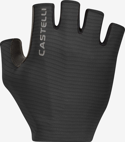 Castelli Espresso Halbfinger-Handschuhe - light black | M