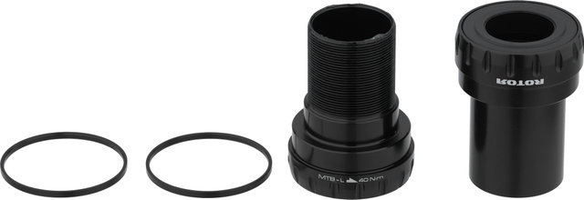 Rotor BB 4224 BB30 para ejes de pedalier de acero 24 MTB - negro | BB30