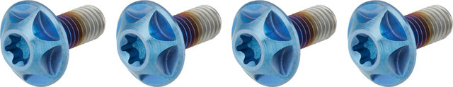 SILCA Titanium Bottle Cage Bolts Torx - blue