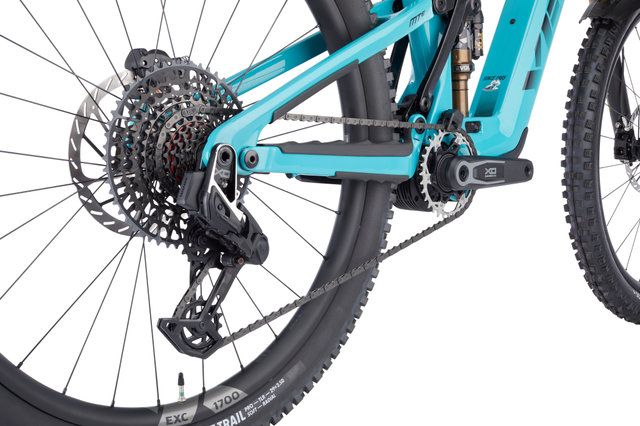 Yeti Cycles MTe T3 X0 AXS Carbon 29" E-Mountain Bike - turquoise | 160 mm | 160,0 mm | 44 mm | L | 29"