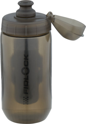 FIDLOCK TWIST Drink Bottle 450 ml w/ bottle connector - 2022 Model - transparent black/450 ml