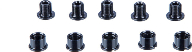 KCNC Long Chainring Bolt Set, Road M8 - black/universal