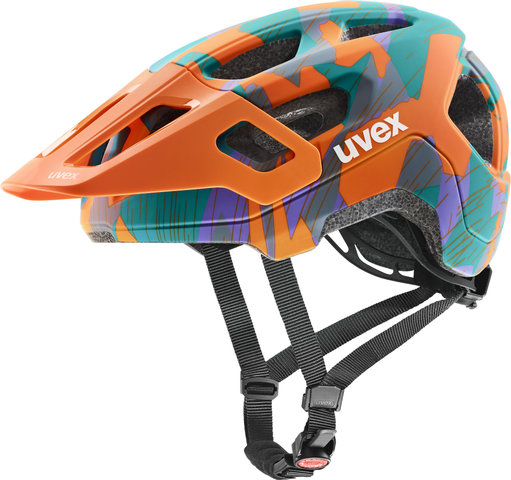 uvex Casco react jr. - papaya camo matt | 52 - 56 cm