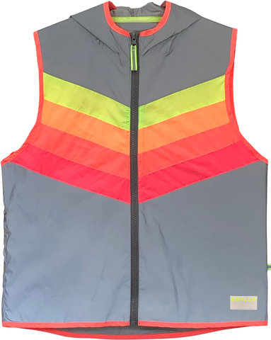 GOFLUO Darkflow Damen Weste - grey reflective/M
