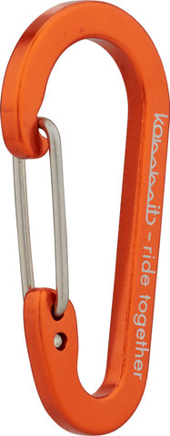 kommit Mosquetón para sistema de remolque de bicis - naranja