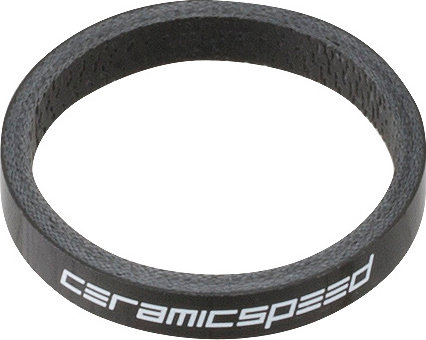 CeramicSpeed Carbon Spacer with Logo - black/5 mm