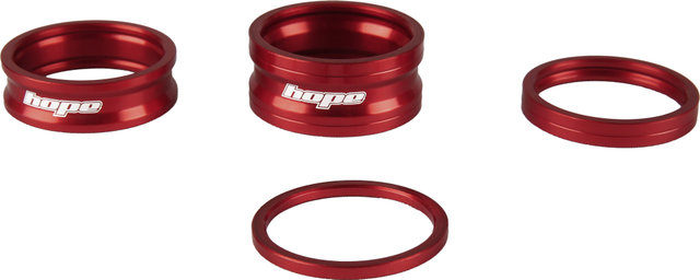 Hope Kit de entretoises Space Doctor pour 1 1/8" - red