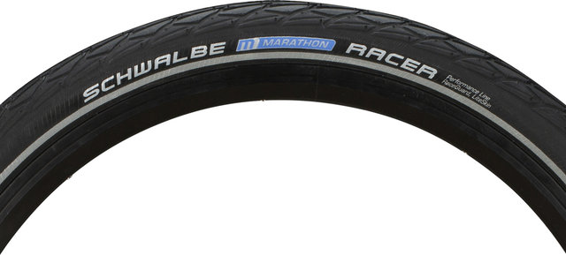 Schwalbe Cubierta de alambre Marathon Racer Performance 20" - negro-reflejante/20 /40 /40-406/1.5 