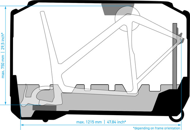 B&W Valise à vélo Bike.Shield HDPE.4500 - black
