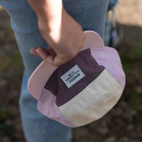 Burgtec Courier Five Panel Kappe - pink lemonade/one size