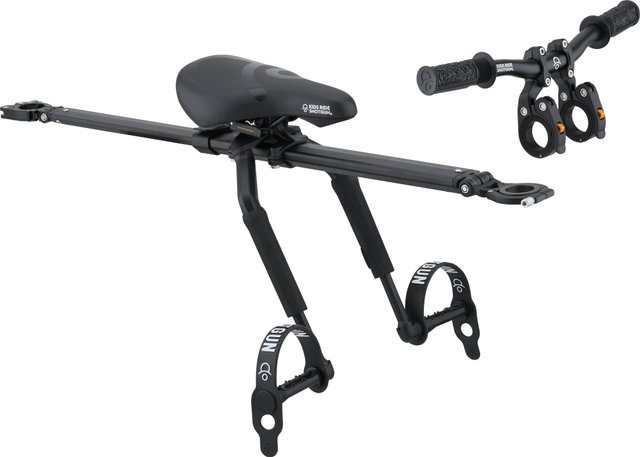 Shotgun Set Complet Siège Enfant Pro pour VTT et Guidon Pro - black