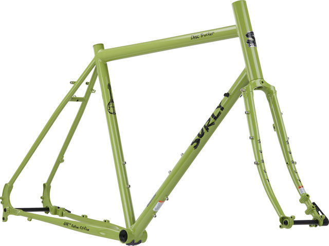 Surly Kit de cuadro Disc Trucker 26" - pea lime soup/L/12 mm Eje Pasante