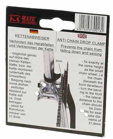 Receptor de cadena Chain-Guide - negro/31,8 mm Receptor de cadena Chain-Guide - negro/31,8 mm