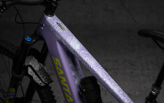 DYEDBRO E-bike Frame Protection Film Set - viking white