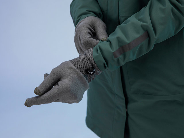 GripGrab Gants Merino Liner - grey/M/L