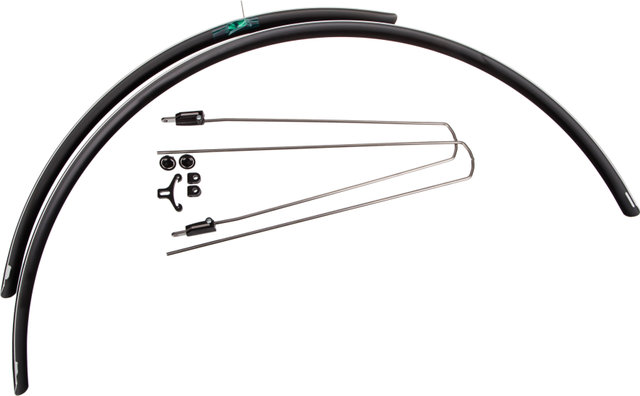 Curana Set de guardabarros C-Lite - negro/40 mm / 28"